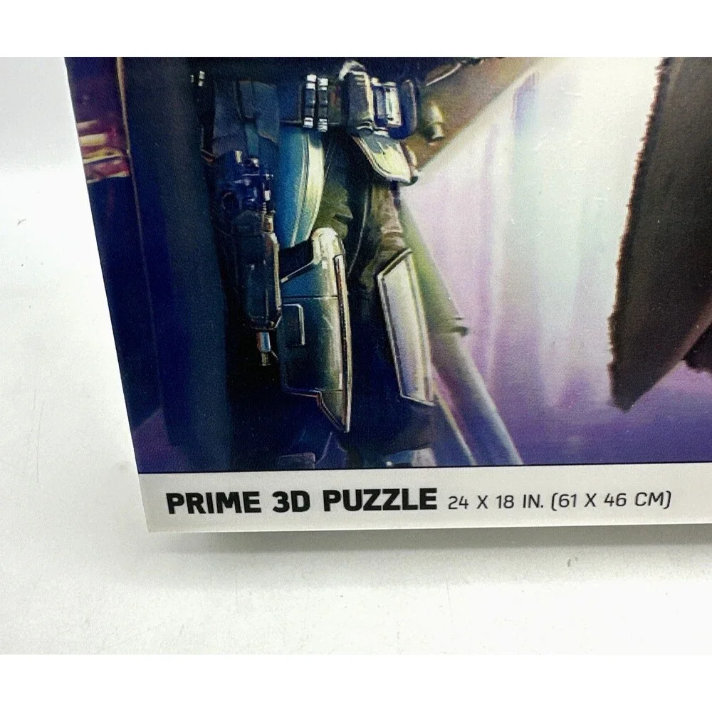 Disney Star Wars Mandalorian  Prime 3d Puzzle 24 x 18 in. 500 piece NEW SEALED